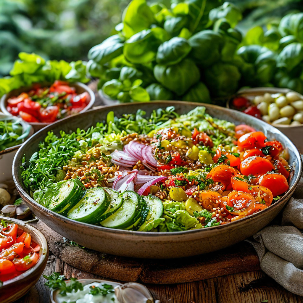 Легкие и полезные салаты для всей семьи